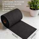 KitchLife Microfiber Cleaning Cloth Roll, 100 Pack - Tear-Away Microfiber Paper Towels, Lint-Free, Reusable, Washable for Kitchen, Car, Dishes, and Sensitive Surfaces (Black)