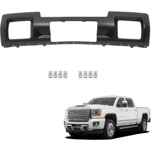 munirater Front Bumper Skid Plate Black Plastic Replacement for 2015-2019 Sierra 2500HD 3500HD 23178964 23178780 GM1053103C