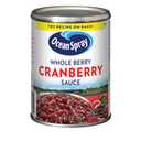 Ocean Spray Whole Berry Cranberry Sauce, 14 Ounce Can (Pack of 6), Best By: 06/24/2025