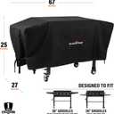 Blackstone 36 inch Griddle Cover Water Resistant 600D Polyester Heavy Duty Flat top 36" Gas Grill Cover Exclusively for Blackstone 36" Griddle Cooking Station