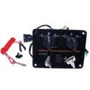 YIXIN Outboard Dual Engine Key Switch Panel Twin Switch 6K1-82570-08-00 6k1-82570-13-00 Compatible with Yamaha Outboard Engine