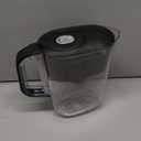Brita Small 6 Cup Water Filter Pitcher, 1 BritaPlus Filter, Metro, Black