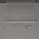 Paper Plate Dispenser, 10 Inch Large Wall Mounted Acrylic Paper Plates Holder Under Cabinet, Easy Access Vertical Plate Organizer for Kitchen Counter, Fits Round and Square Plates