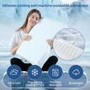 Side Sleeper Pillow with Arm Hole - Adjustable Shoulder Pillow for Side Sleepers, Memory Foam Pillow Provides Support & Reduces arm Pressure, Cooling Arm Pillows, Rotator Cuff Pain Relief