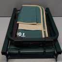 TomCare Garden Kneeler and Seat Upgraded 10.24" Wide Kneeling Pad Garden Bench with 2 Large Tool Bags Heavy Duty Foldable Garden Stool Tools Gardening Gifts for Women Men Seniors Gardeners