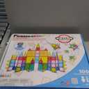 PicassoTiles Mega Building Bundle: 100PC + 60PC Magnet Tiles Construction Blocks Playsets, STEAM Learning & Educational Sensory Playset for Preschool & Kindergarten Kids Ages 3+, A Classroom Must Have