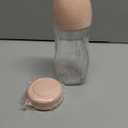 Gulicola Natural Glass Baby Bottle 8 oz for Breastfed Babies, Anti-Colic Baby Bottle Set with Medium Flow Nipple, 3 Months +, 4 Pack - Pink