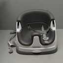 Ingenuity Baby Base 2-in-1 Booster Feeding and Floor Seat with Self-Storing Tray - Slate