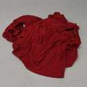 JQinHome 6 Pcs Dining Chair Slipcover,High Stretch Removable Washable Chair Seat Protector Cover for Home Party Hotel Wedding Ceremony (Red)