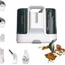 Portable Carpet Cleaner Machine, Upholstery & Spot Cleaner for Stains, Odors, and Pet Hair, Strong Suction for Carpets, Rugs, Car & Couches, White