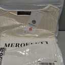 MEROKEETY Women's Fall Long Sleeve Sweater Tops 2025 Boat Neck Ribbed Asymmetric Lightweight Knit Shirts, Beige, Small (