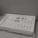 2 Pack Pull Out Cabinet Organizers Expandable (13''-19''), Plastic Slide Out Drawers for Kitchen, Bathroom, Pantry, Under Sink Storage, Pull Out Drawers Fixed with Adhesive Nano Film (White)