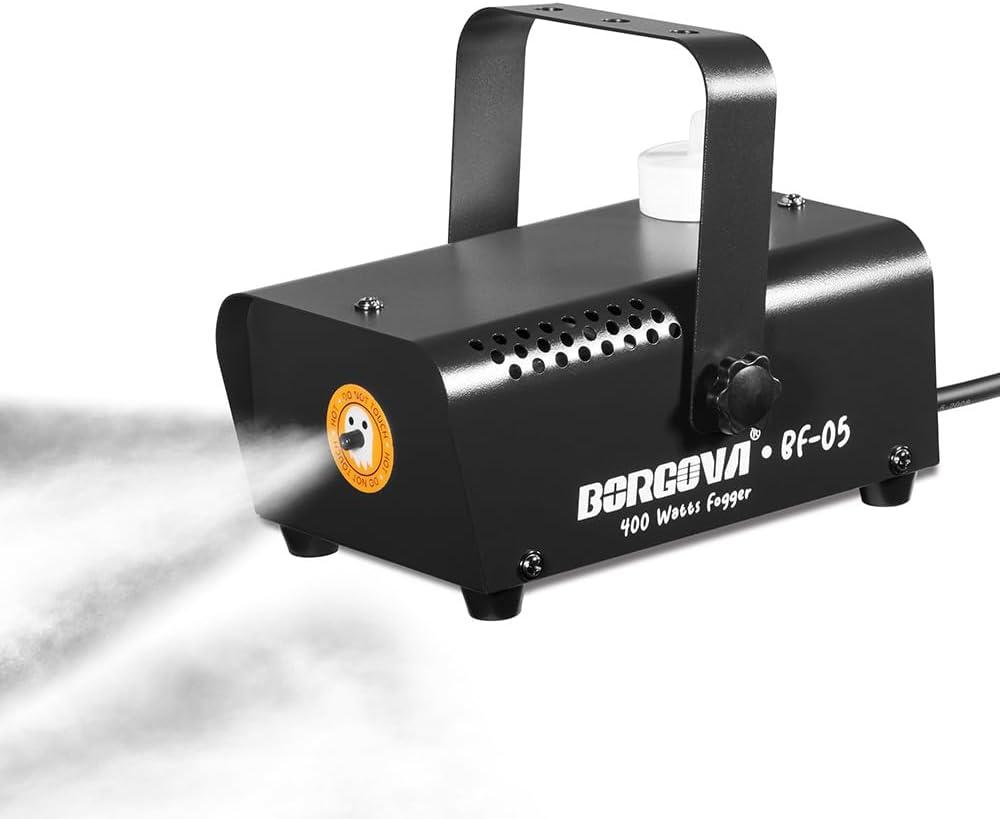 Fog Machine, Small Smoke Machine for Parties Halloween Stage, Auto Mode 400 Watts