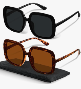 miyya Oversized Polarized Sunglasses Women, Trendy Retro Sun Glasses for Women 2025, Oversized Shades