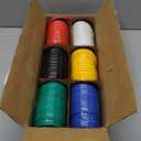 12 Gauge Wire 600FT, 12 AWG Auto Wire 100ft Each Spool, 6 Colors Copper Clad Aluminium Low Voltage Electrical 12 Gauge, Hookup Kit for Breadboard/Automotive/DIY/Battery