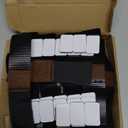 24 Pcs Felt Furniture Pads, Hook and Loop Fasteners,Sled Chair Floor Protectors,Wrap-Around Felt Floor Savers,Prevent Floor Scratches and Reduce Noise,Hardwood with Rail Feet,Tubular Legs (3 * 14.5cm/1.18 * 5.7in)