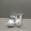 Juvale Styrofoam Balls - 6-Inch, White, Pack of 2 - Smooth Foam Spheres for Crafts & Painting - Foam Craft Balls & DIY Project Supplies