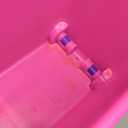 Barbie Store It All! Rolling Storage Bin  Extra-Large Organizer Case with Wheels & Handle for Barbie Dolls, Clothes, Accessories & Playsets  Pink Portable Travel Toy Box