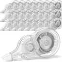 30 Pcs 39.4 Ft Correction Tape, Tear-Resistant Tape Bulk for School, Office, Note Taking, Journal (Tape Width 0.2 in, Clear) (1 Count (Pack of 30))