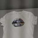 WDIRARA Women's Graphic T Shirts Crewneck Short Sleeve Tee Y2k Crop Tops (Medium)