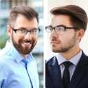 5 Pack Rectangular Reading Glasses for Women, Lightweight Full Frame Readers