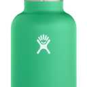 Hydro Flask Water Bottle - Stainless Steel & Vacuum Insulated - Wide Mouth 2.0 with Leak Proof Flex Cap - 64 Oz, Spearmint