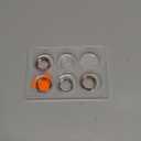 5 Pack Ring Cover Compatible with Oura Ring Gen 4/Oura Ring Gen 3 Horizon/Heritage, Abrasion-Resistant TPU Case for Oura Ring Protector Accessories for Oura Size 7 