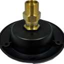 RV Water Inlet Connection, City Water Fill Inlet, Flange Brass with Check Valve, RV Water Hose Connector Water Fill Flange City Water Hookup for RV (Dimensions: 87mm)