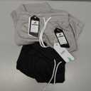 AIMPACT Mens Mesh Running Shorts 3 Inch Quick Dry Lightweight Gym Workout Athletic Shorts for Men with Pockets, S, Grey and Black