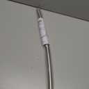 Adjustable 30-45 inches Curved Shower Curtain Rod, Premium Stainless Steel Rustproof Shower Rod for Bathroom, Need to Drill, Nickel