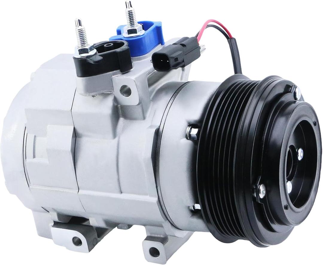 Air Conditioner AC Compressor Compatible with 2007-2014 Ford Expedition F-150, 2008-2010 Ford F-250 350 450 Super Duty, F53 & Lincoln Navigator Mark LT CO 10905X 9C3Z19703A 7C3Z19703AA