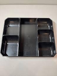 Plastic Coin Tray - Black - 6 Slots Plastic Coin Tray - Black - 6 Slots