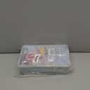 WIBIMEN Ice Cube Tray with Lid and Bin - Round Ice Trays for Freezer with Lid - Ice Cube Trays for Freezer with Ice Container (0.8"-2PACK Blue)