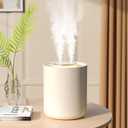 2 Pack Mini Portable Humidifier, 1500ml Humidifiers for Travel, 1800mAh USB Personal Desktop Portable Humidifiers for Travel,Office, Car, Home, Auto Shut-Off, 3 Mist Modes, Super Quiet