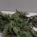 6Ft Realistic Artificial Cedar Pine Garland - Thick Lush Full Faux Greenery Garland for Fireplace Mantle, Indoor Outdoor Christmas Holiday Home Party Decorations