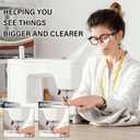 Magnifying Glasses with Lights Bright LED Readers Blue Light Blocking Reading Glasses with LED Lights for Men Women Eyeglasses Lighted Magnifier Nighttime LED Reading Glasses+150