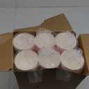 Nuenen 300 Pcs 8 oz Christmas Ice Cream Paper Cups Bulk Disposable Dessert Cups Solid Color Paper Dessert Bowls for Snack Sundae Party Favors Ice Cream Bar Supplies (Pink)