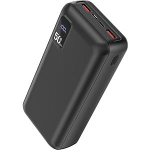 Power Bank 50000mAh 22.5W Fast Charging Portable Charger USB-C Quick Charge with 3 Outputs & 2 Inputs LED Display Huge Capacity External Battery Pack for Most Electronic Devices on The Market