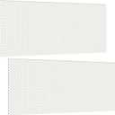 Pangda 2 Pack Replacement Fluorescent Light Covers 22.5 x 46.5 Inch Clear Acrylic Ceiling Lighting Panel Flat Sheet for Overhead Fixtures
