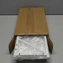 RUILALIFE Spice-Rack-Organizer-Shelf for Kitchen Counter, 2 Tiers Coffee Bar Station Organizer for Countertop，Space Saving Desk Shelving Riser Unit (Maple, Medium)