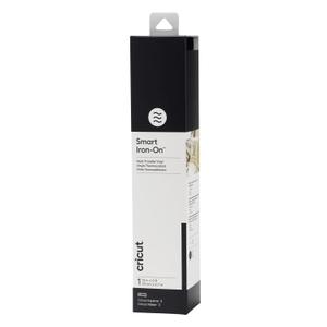 Cricut Smart Iron On, Black - 9ft Roll (13'x108') Heat Transfer Vinyl for Maker & Explore Machines- Matless Cutting for Long cuts up to 12ft