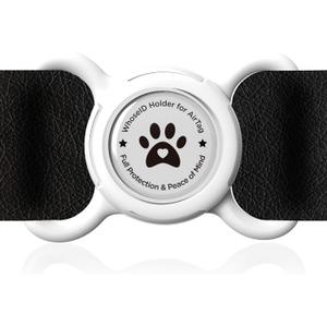 2 x Airtag Dog Collar Holder, Durable & Lightweight Airtag Case, Slide-on Waterproof Protective Air Tag Holder for Dog Collar - for Dogs and Cats (White, Large) 2 x Airtag Dog Collar Holder, Durable & Lightweight Airtag Case, Slide-on Waterproof Protective Air Tag Holder for Dog Collar - for Dogs and Cats (White, Large)