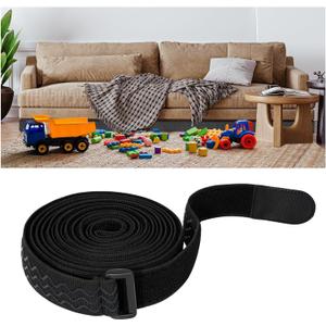 Under Couch Blocker for Kid and Pet Toys, Adjustable Toy Blocker for Under Couch, Toy Blocker Stop Things from Going Under Sofa, Bed, and Other Furniture, Easy to Install, 1.6" x 157 inch