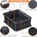 Bike Basket Rear with Liner,Large Bicycle Basket with Waterproof Cover,Bicycle Rear Basket with Cargo Net and Elastic Bungee Cord for Electric Bike, lightweight Aluminum Bike Basket