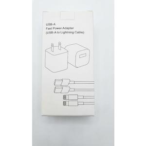 USB-A Fast Power Adapter (USB-A to Lightning Cable)