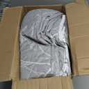 Gray Quilt Set King Size, Grey Reversible Botanical Bedspread Coverlet Set Branch Leaves Pattern Bedding Set, 3 Piece Microfiber Summer Quilted Bedding Set All Season