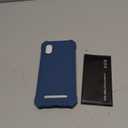 for Cloud Mobile Stratus C8 Phone Case with Tempered Glass Screen Protector,Slim Soft Silicone Full-Body Protective Cover (Cloud Mobile Stratus C8,Blue)