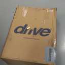 Drive Medical Rollator Walker with Seat - Stable Mobility Support - Height Adjustable - Durable Steel Frame Construction - Smooth 7.5" Wheels - Foldable - 350 Lb Limit - Blue