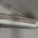Joydeco Cordless Roman Shades, Linen Window Blinds, 25" W×75" H, Linen