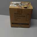 PROBTTL 18 oz Glass Juice Bottles with Lids  Refillable Clear Glass Water Bottles with Stainless Steel Airtight Caps, Dishwasher Safe, Reusable Drinking Juice Containers (6-Pack, No Sleeves)